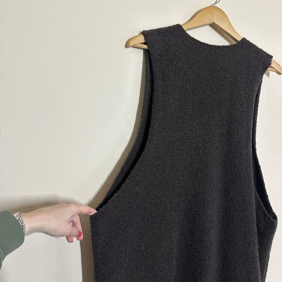 Eskandar Sleeveless Sweater Wool Cashmere Womens One Size Longline Lagenlook - Picture 5 of 10